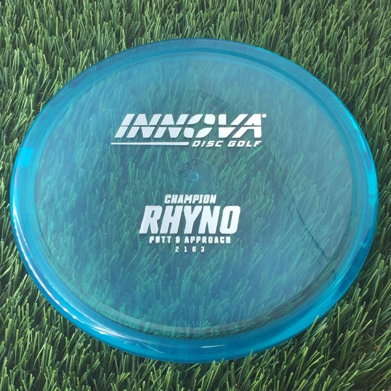 Innova Champion Rhyno with Burst Logo Stock Stamp - 175g - Translucent Blue