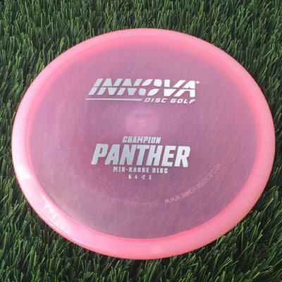 Innova Champion Panther with Burst Logo Stock Stamp - 175g - Translucent Pink