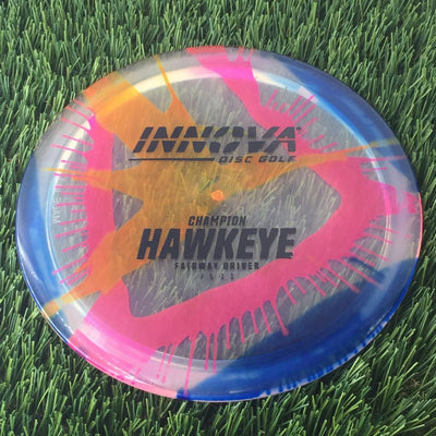 Innova Champion I-Dye Hawkeye with Burst Logo Stock Stamp - 175g - Translucent Dyed