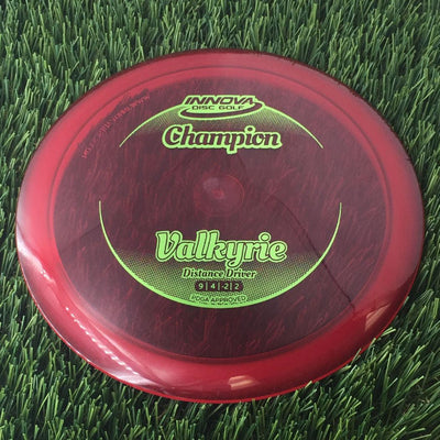 Innova Champion Valkyrie with Circle Fade Stock Stamp - 175g - Translucent Red