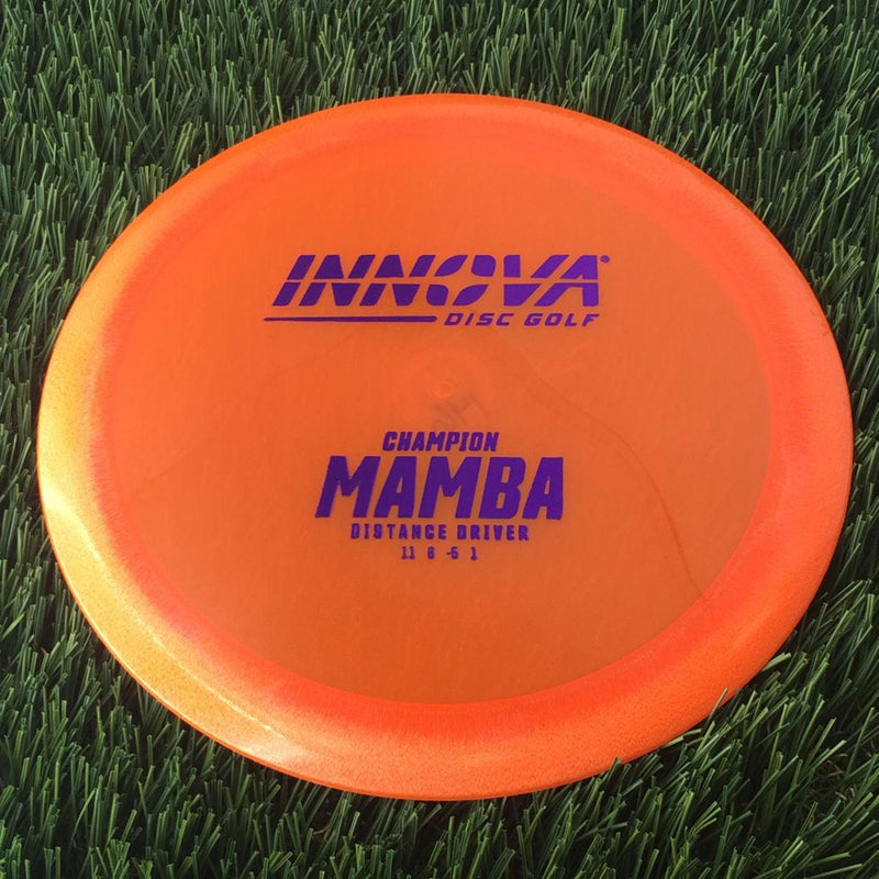 Innova Champion Mamba with Burst Logo Stock Stamp - 146g - Translucent Orange