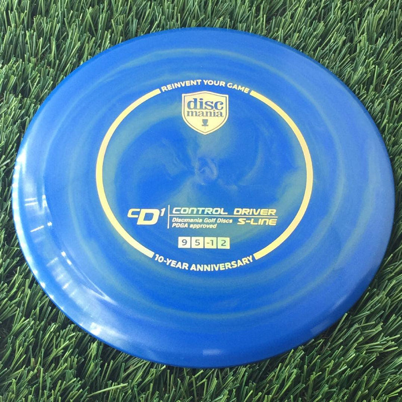 Discmania Swirly S-Line CD1 with 10 Year Anniversary Heirloom Design Stamp - 176g Blue