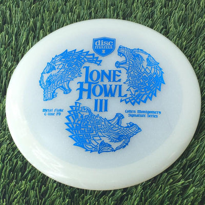 Discmania C-Line Metal Flake PD with Lone Howl III Colten Montgomery Signature Series Stamp - 173g - Translucent White