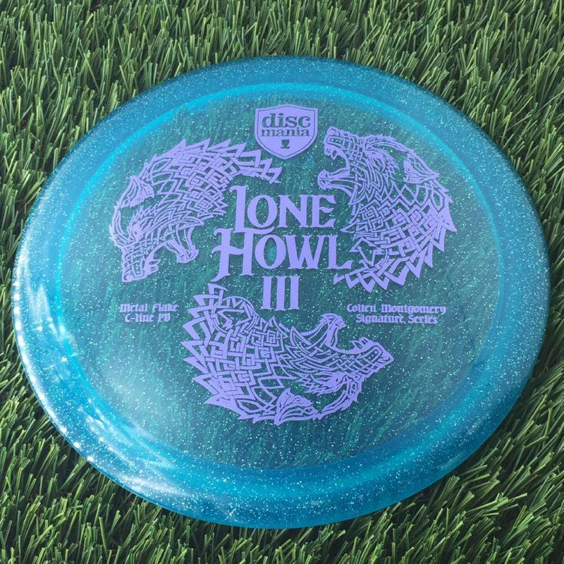 Discmania C-Line Metal Flake PD with Lone Howl III Colten Montgomery Signature Series Stamp - 173g - Translucent Blue