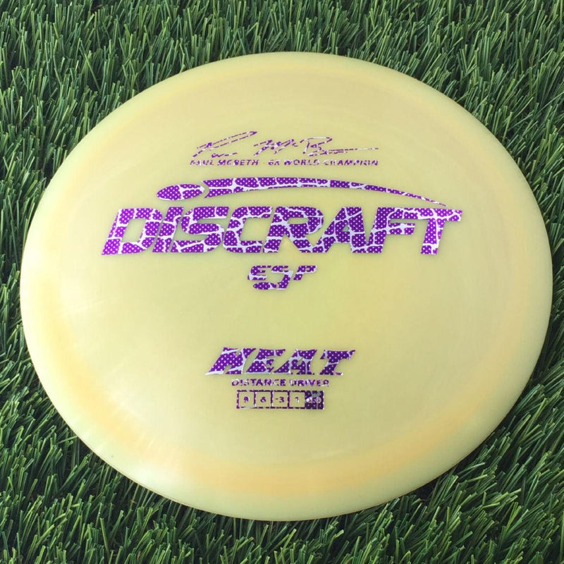 Discraft ESP Heat with Paul McBeth - 6x World Champion Signature Stamp - 172g Light Brown