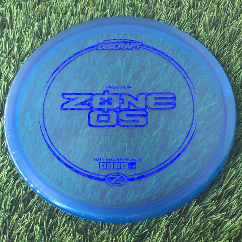 Discraft Elite Z Zone OS with First Run Stamp - 174g - Translucent Blue