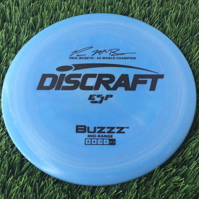 Discraft ESP Buzzz with Paul McBeth - 6x World Champion Signature Stamp - 174g Blue