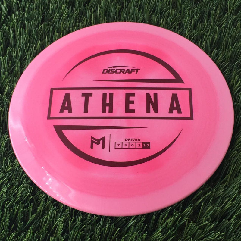 Discraft ESP Athena with PM Logo Stock Stamp Stamp - 172g Pink