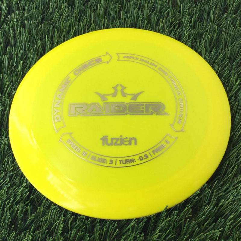 Dynamic Discs Fuzion Raider - 176g Yellow