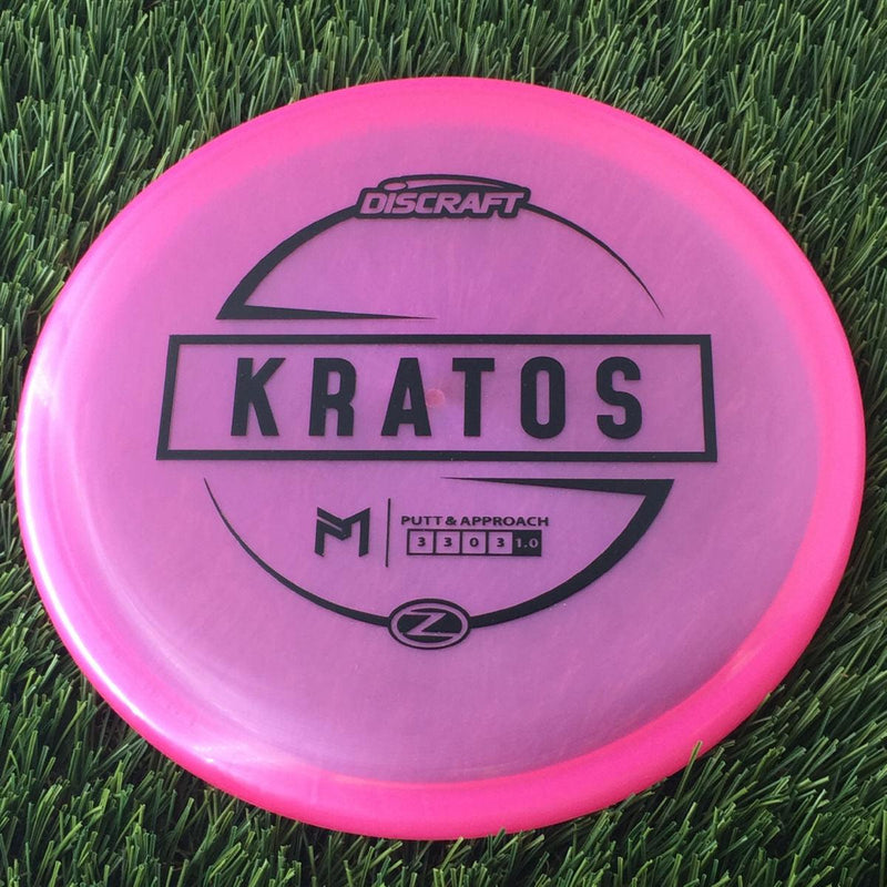 Discraft Elite Z Kratos with PM Logo Stock Stamp Stamp - 172g - Translucent Pink