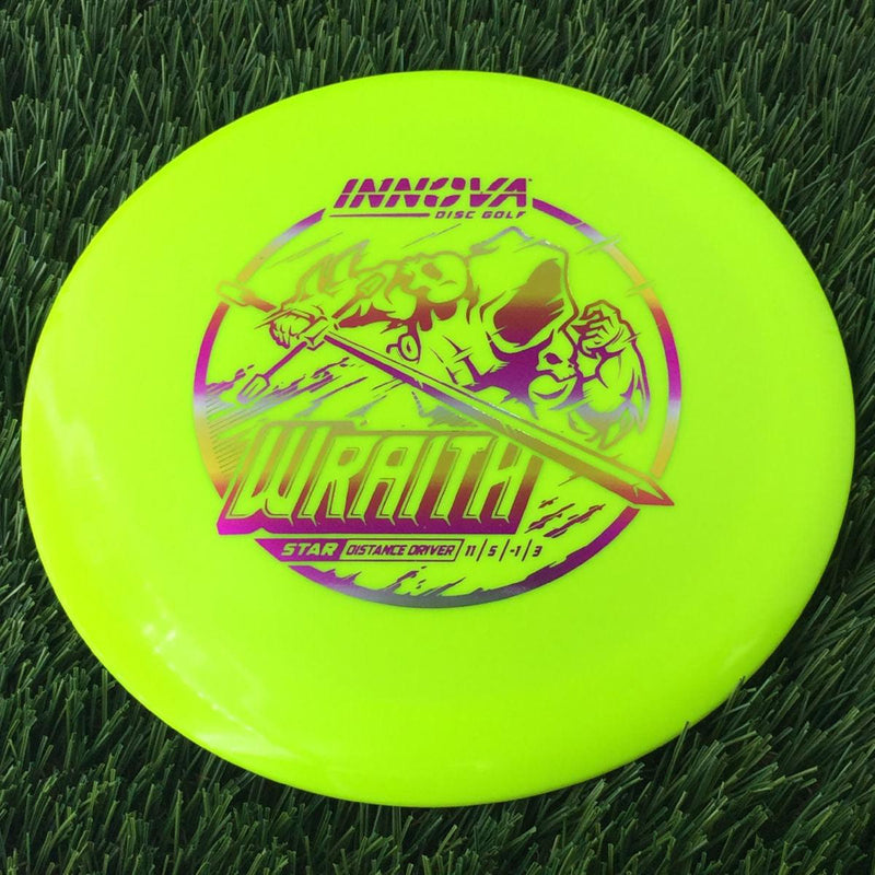 Innova Star Wraith with Burst Logo Stock Stamp - 171g Yellow