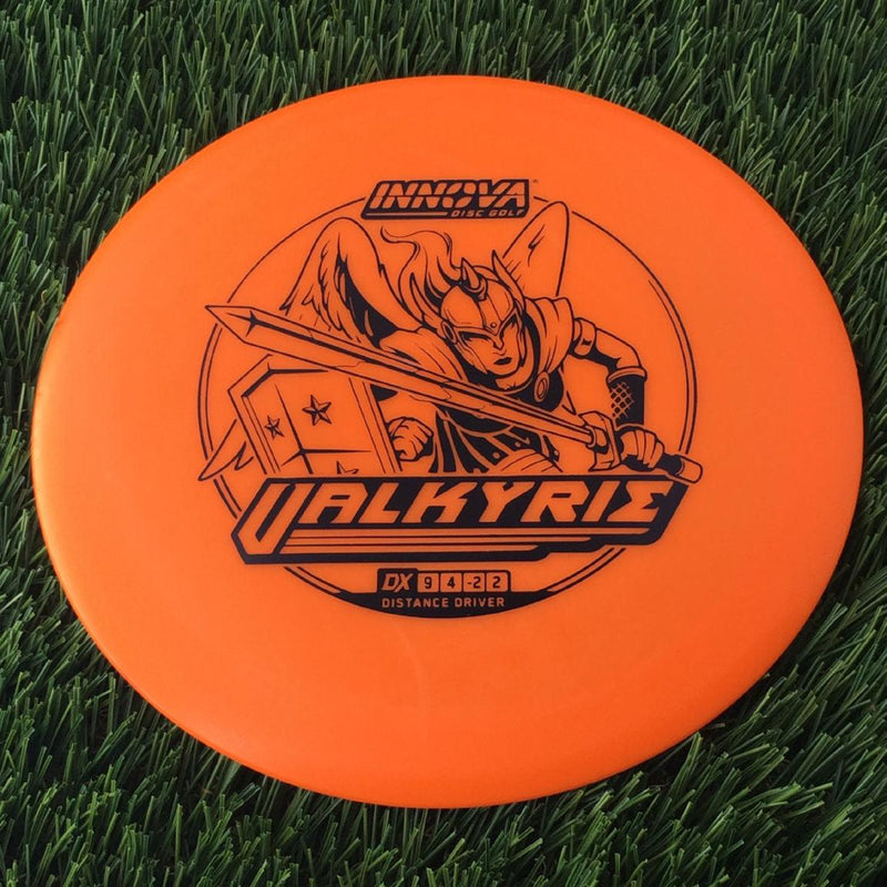 Innova DX Valkyrie with Burst Logo Stock Stamp - 144g Orange