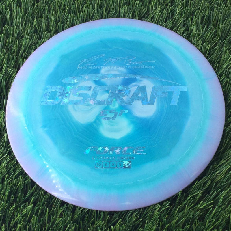 Discraft ESP Force with Paul McBeth - 6x World Champion Signature Stamp - 172g Blurple