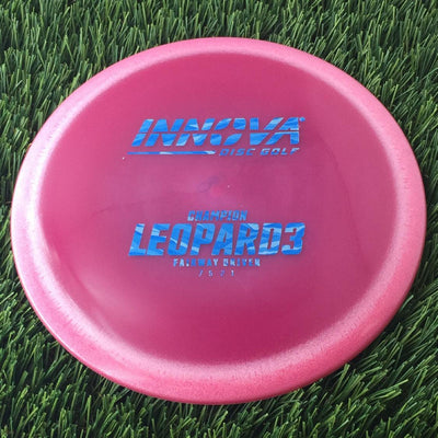 Innova Champion Leopard3 with Burst Logo Stock Stamp - 150g - Translucent Dark Pink