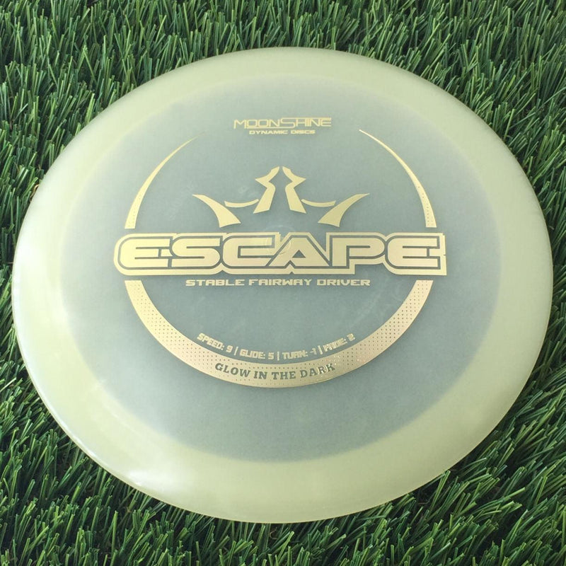 Dynamic Discs Lucid Moonshine Glow Escape with Glow in the Dark Stamp - 174g - Translucent Glow