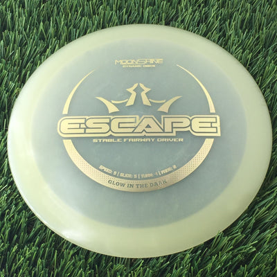 Dynamic Discs Lucid Moonshine Glow Escape with Glow in the Dark Stamp - 174g - Translucent Glow