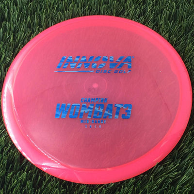 Innova Champion Wombat3 with Burst Logo Stock Stamp - 159g - Translucent Pink