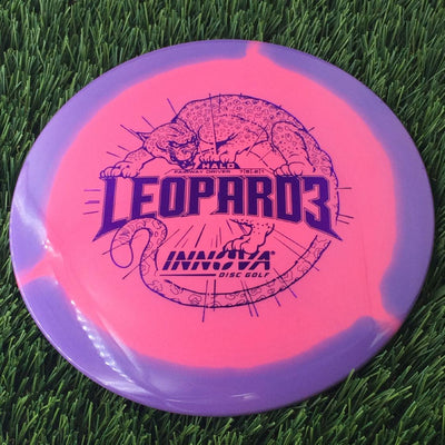 Innova Halo Star Leopard3 with Burst Logo Stock Stamp - 171g Purple