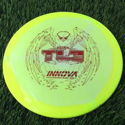 Innova Halo Star TL3 with Burst Logo Stock Stamp - 175g Bright Yellow