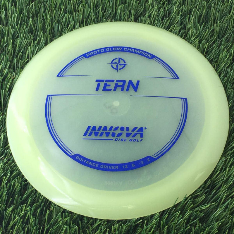 Innova Proto Glow Champion Tern with Burst Logo Stock Stamp - 170g - Translucent Glow