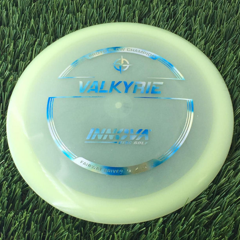 Innova Proto Glow Champion Valkyrie with Burst Logo Stock Stamp - 170g - Translucent Glow