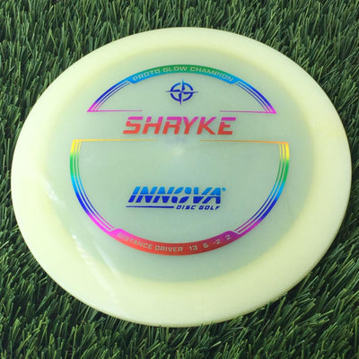 Innova Proto Glow Champion Champion Shryke with Burst Logo Stock Stamp - 175g - Translucent Glow