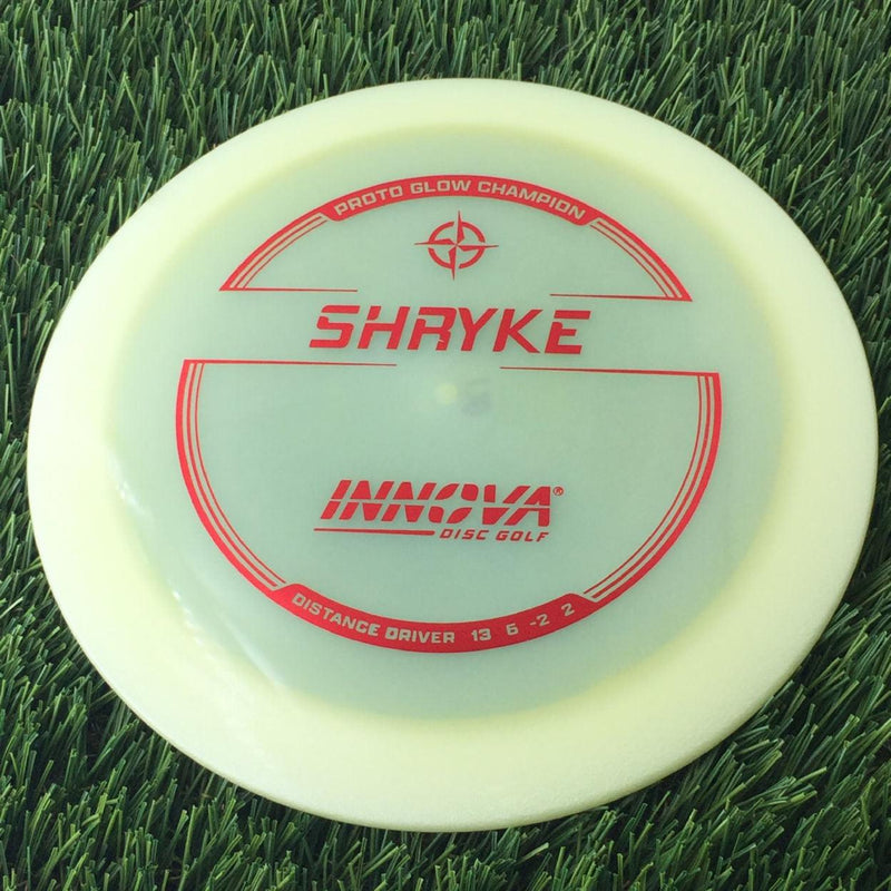 Innova Proto Glow Champion Champion Shryke with Burst Logo Stock Stamp - 170g - Translucent Glow