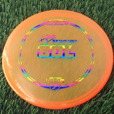 Discraft Elite Z Sol with PP 29190 5X Paige Pierce World Champion Stamp - 172g - Translucent Orange