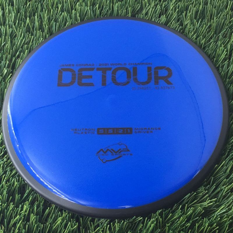 MVP Neutron Detour with James Conrad | 2021 World Champion | 37.7155474,-119.676854 Stamp - 176g Blue