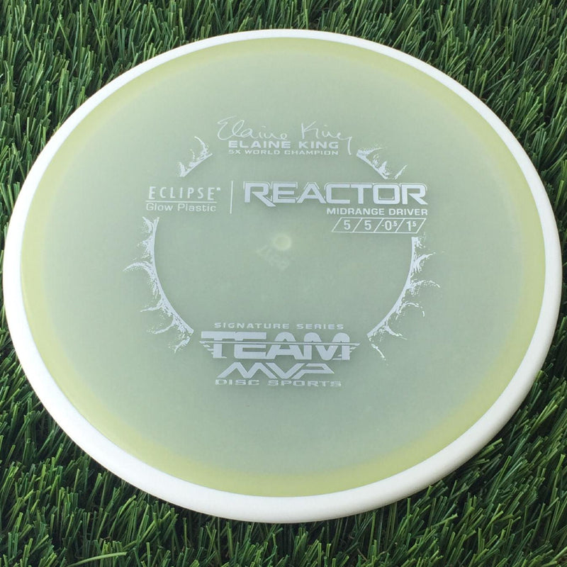 MVP Eclipse Glow 2.0 Reactor with Elaine King 5x World Champion Stamp - 176g - Translucent Glow