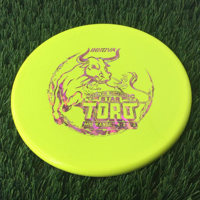 Innova Star Toro with Calvin Heimburg Signature Series Stamp - 175g Yellow