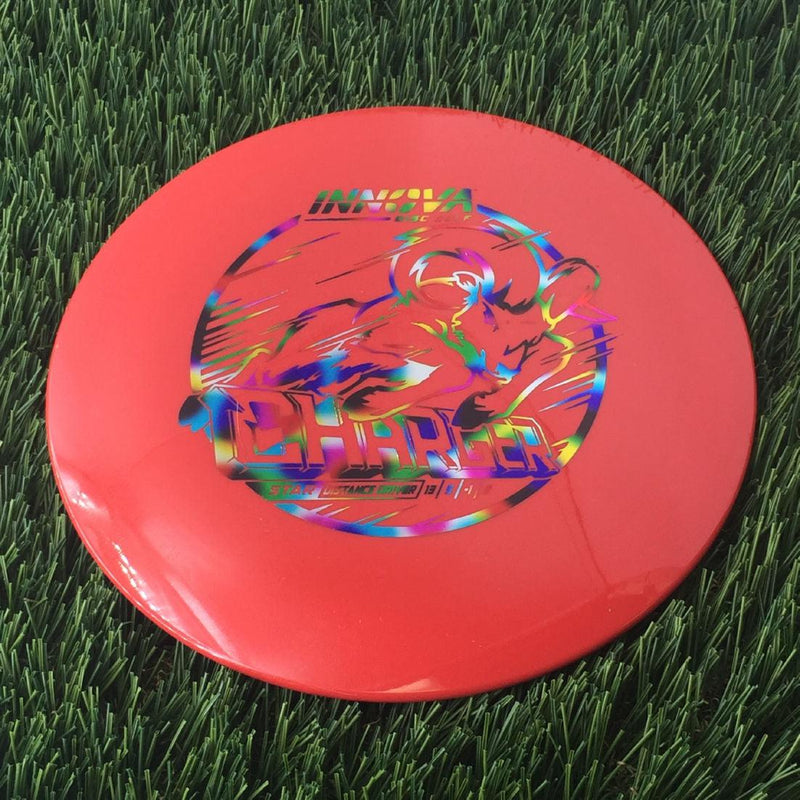 Innova Star Charger with Burst Logo Stock Stamp - 175g Red