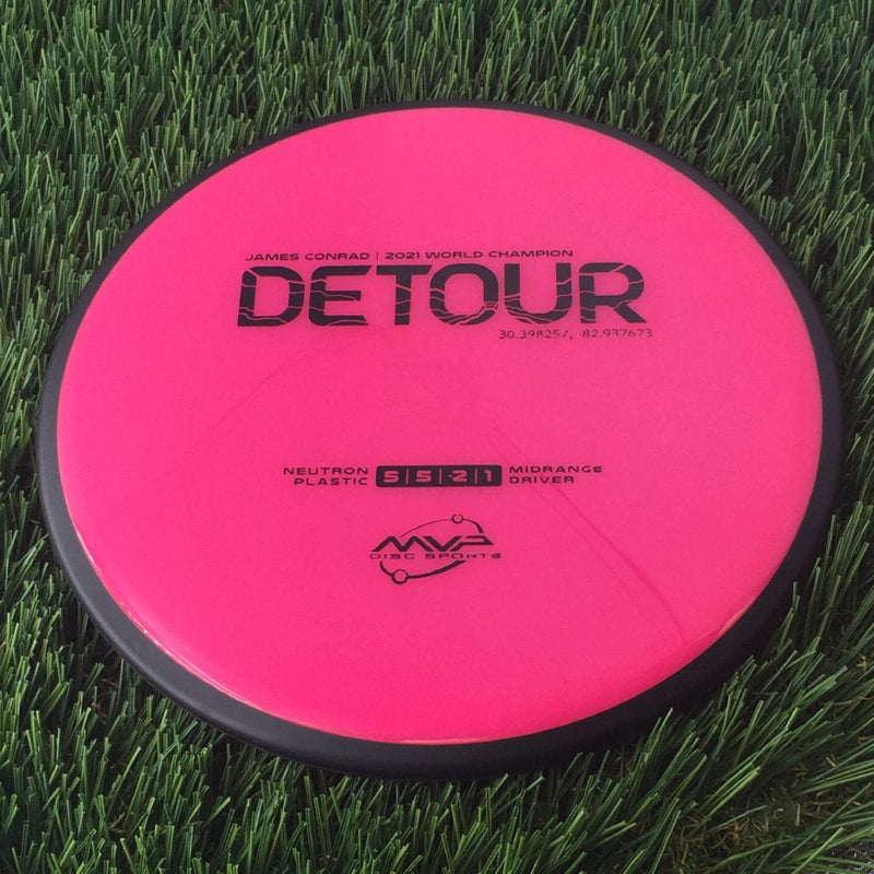 MVP Neutron Detour with James Conrad | 2021 World Champion | 37.7155474,-119.676854 Stamp - 178g Pink