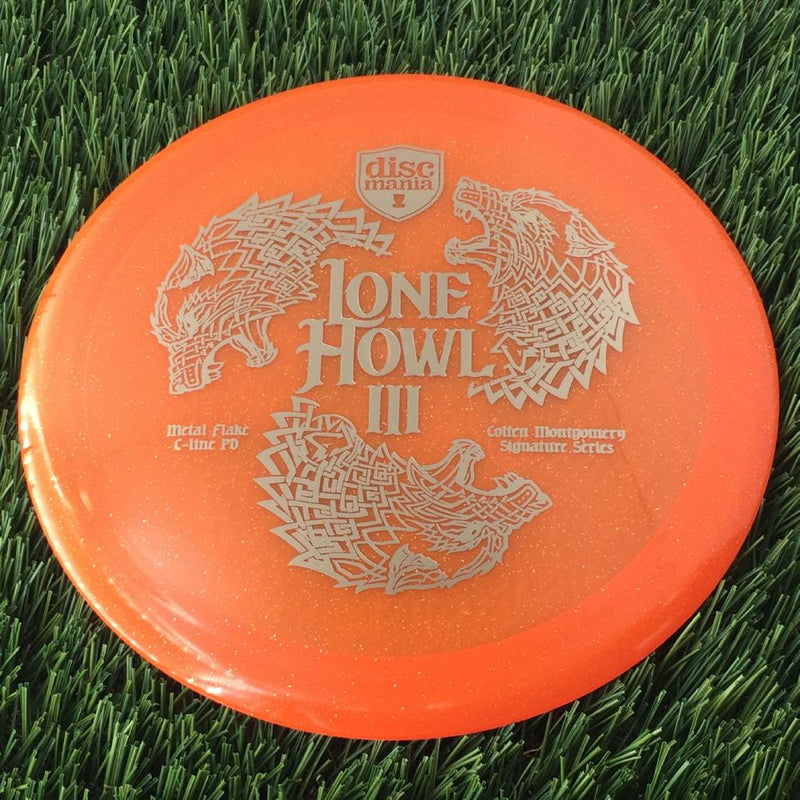 Discmania C-Line Metal Flake PD with Lone Howl III Colten Montgomery Signature Series Stamp - 169g - Translucent Orange