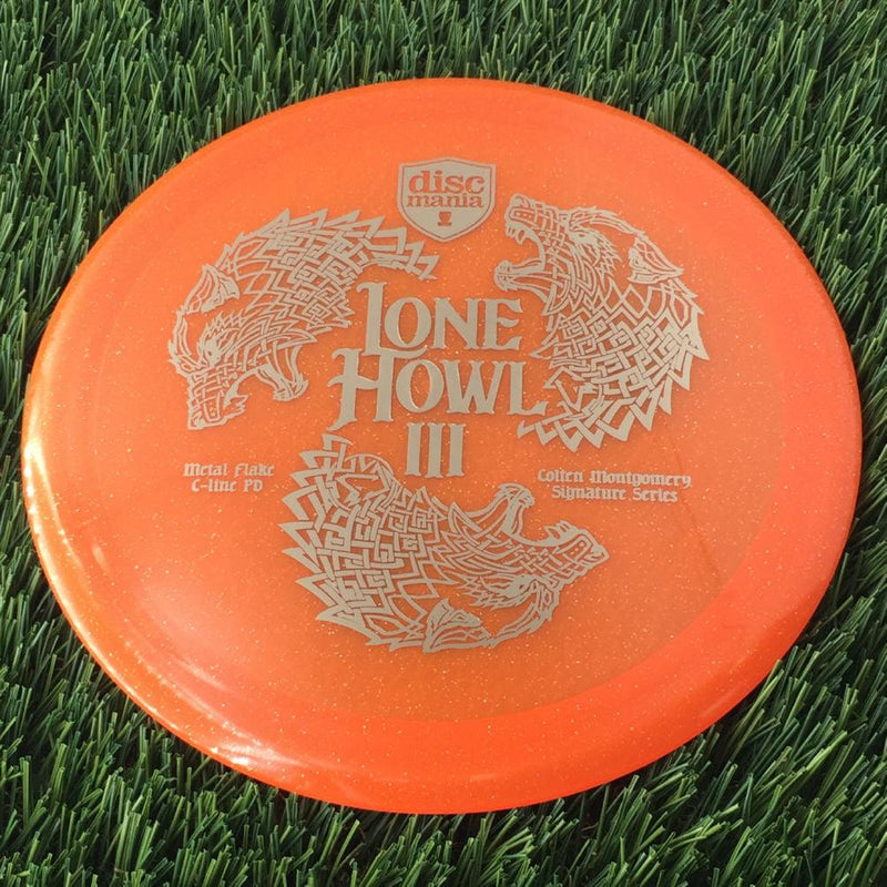 Discmania C-Line Metal Flake PD with Lone Howl III Colten Montgomery Signature Series Stamp - 169g - Translucent Orange