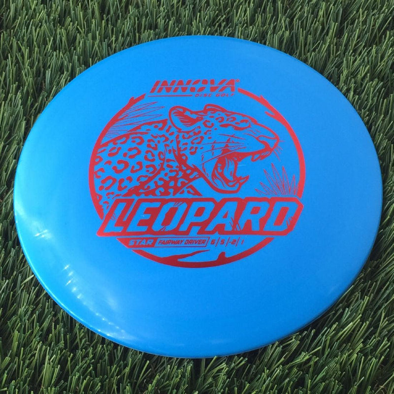 Innova Star Leopard with Burst Logo Stock Stamp - 171g Blue