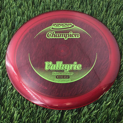 Innova Champion Valkyrie with Circle Fade Stock Stamp - 175g - Translucent Red