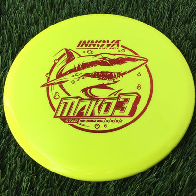 Innova Star Mako3 with Burst Logo Stock Stamp - 180g Bright Yellow