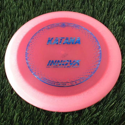 Innova Champion Blizzard Katana with Burst Logo Stock Stamp - 137g - Translucent Pink