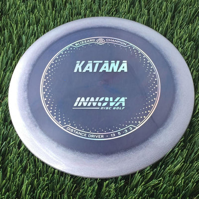 Innova Champion Blizzard Katana with Burst Logo Stock Stamp - 138g - Translucent Purple