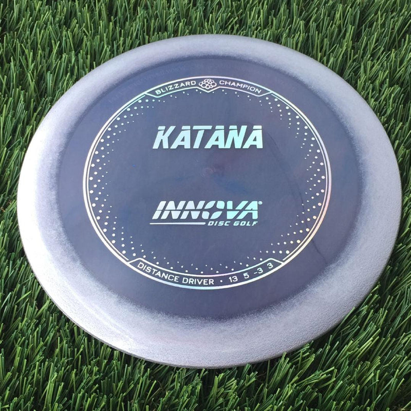 Innova Champion Blizzard Katana with Burst Logo Stock Stamp - 138g - Translucent Purple