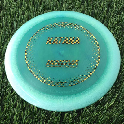 Innova Champion Blizzard Katana with Burst Logo Stock Stamp - 156g - Translucent Teal Green