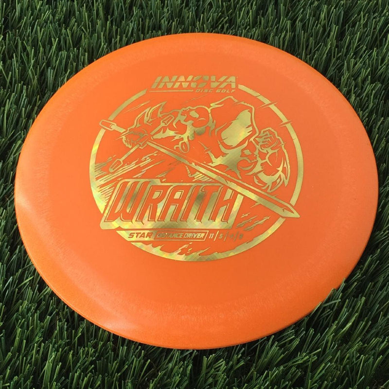 Innova Star Wraith with Burst Logo Stock Stamp - 149g Orange