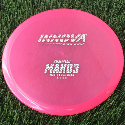 Innova Champion Mako3 with Burst Logo Stock Stamp - 176g - Translucent Pink