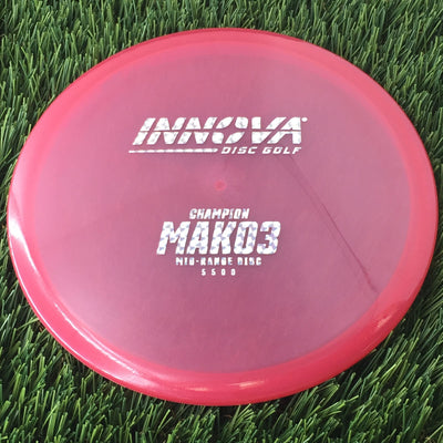 Innova Champion Mako3 with Burst Logo Stock Stamp - 173g - Translucent Dark Pink