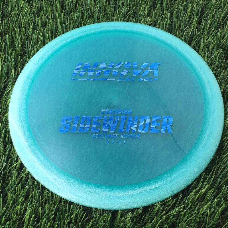 Innova Champion Sidewinder with Burst Logo Stock Stamp - 143g - Translucent Teal Green