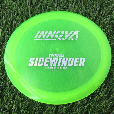 Innova Champion Sidewinder with Burst Logo Stock Stamp - 172g - Translucent Neon Green