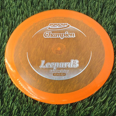 Innova Champion Leopard3 with Circle Fade Stock Stamp - 167g - Translucent Orange