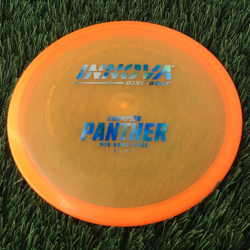 Innova Champion Panther with Burst Logo Stock Stamp - 175g - Translucent Orange