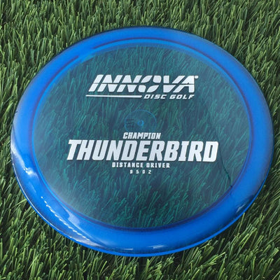 Innova Champion Thunderbird with Burst Logo Stock Stamp - 171g - Translucent Blue